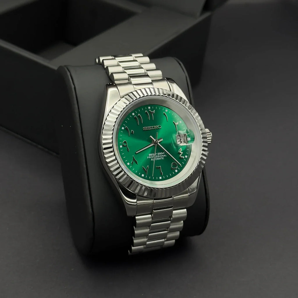 DATEJUST MOD ( ARABIC GREEN DIAL )