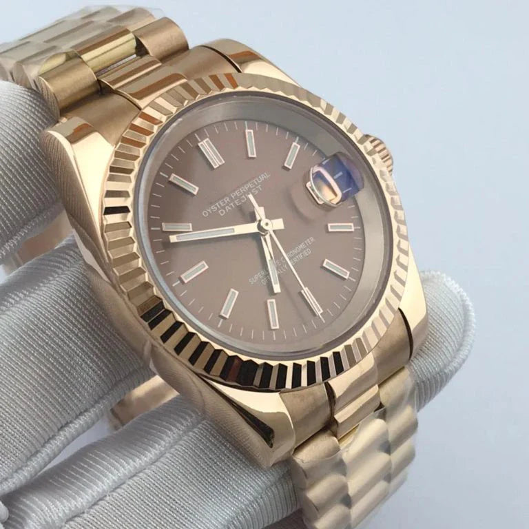 DATEJUST ROSE BROWN DIAL MOD