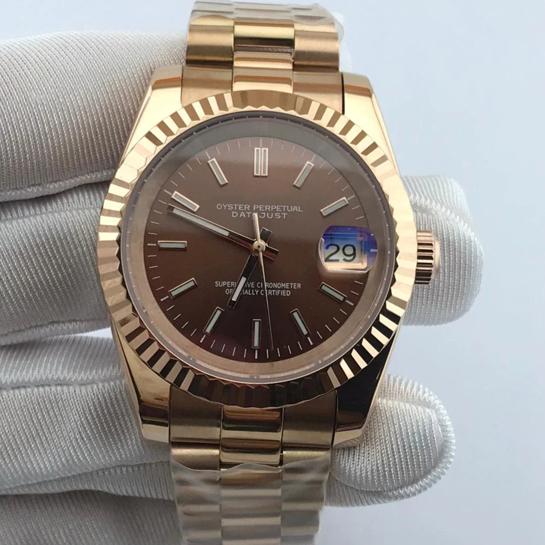 DATEJUST ROSE BROWN DIAL MOD